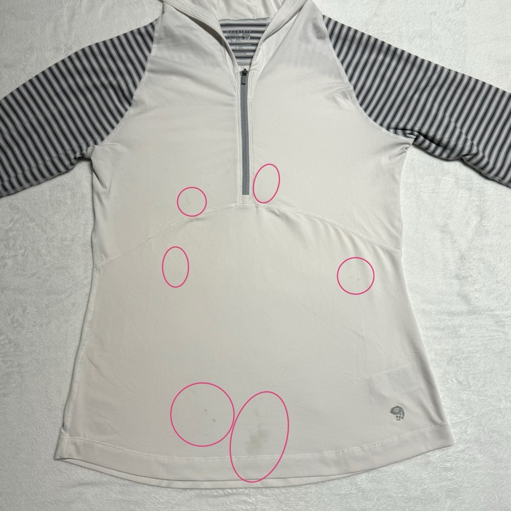 Mountain Hardwear Butterlicious Long Sleeve Hoody UPF 50 Sun hoodie Women’ Large - Picture 5 of 9